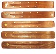 Räucherstäbchenhalter "India" Holz länglich 26cm Räucherstäbchenhalter "India" Holz länglich 26cm